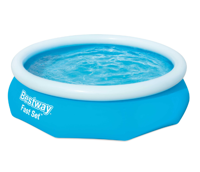 Bestway 26-57266 305x76cm Fast Set Pool - Blue - Zoom Image 1