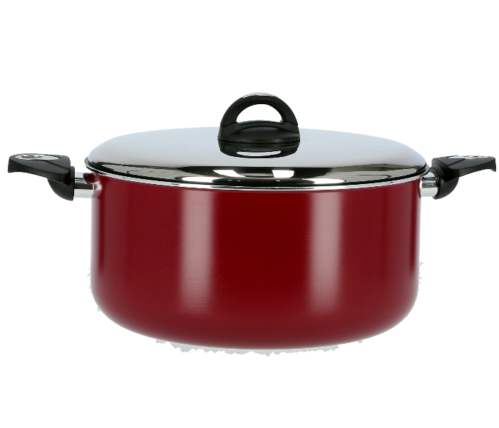 Royalford RF1253C26 26cm Elegant Casserole with Lid -  Red - Zoom Image 2