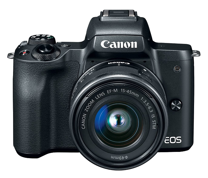 Canon EOS M50 Mirrorless Camera with EF-M 15-45mm Lens - Black - Zoom Image 4