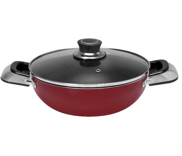 Royalford RF2948 26 cm Wok Pan with Lid - Zoom Image 1