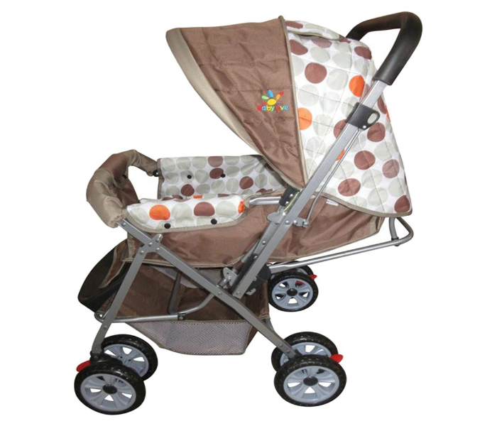 Baby Love 27-2114 Foldable Baby Stroller - Brown - Zoom Image 2