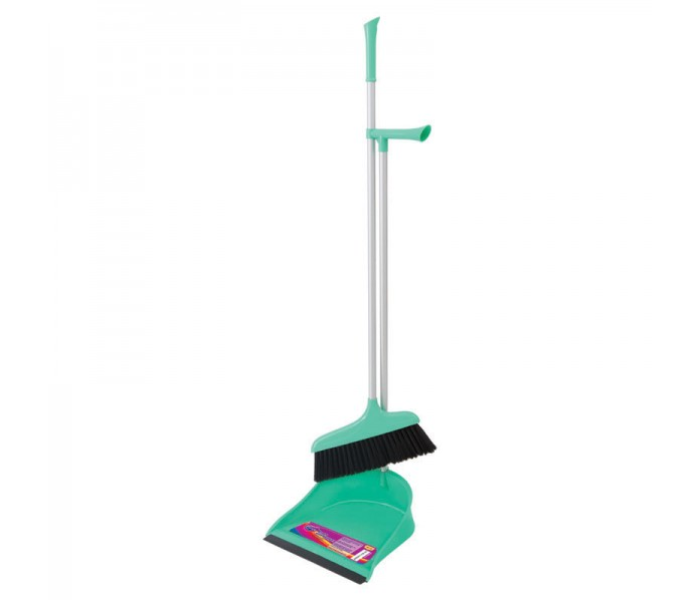 Parex Broom With Dustpan - Green - Zoom Image