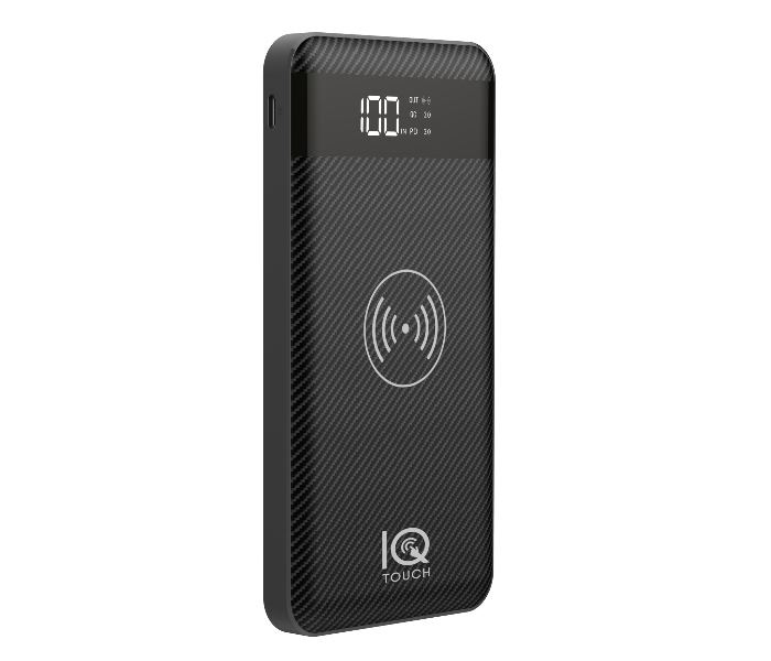 IQ Touch EzPower PAW10 10000mAh Wireless Powerbank - Black - Zoom Image