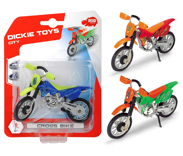 Dickie Toys 203341020 Cross Bike Tricks Finger Motorcycle - Orange - Zoom Image 2