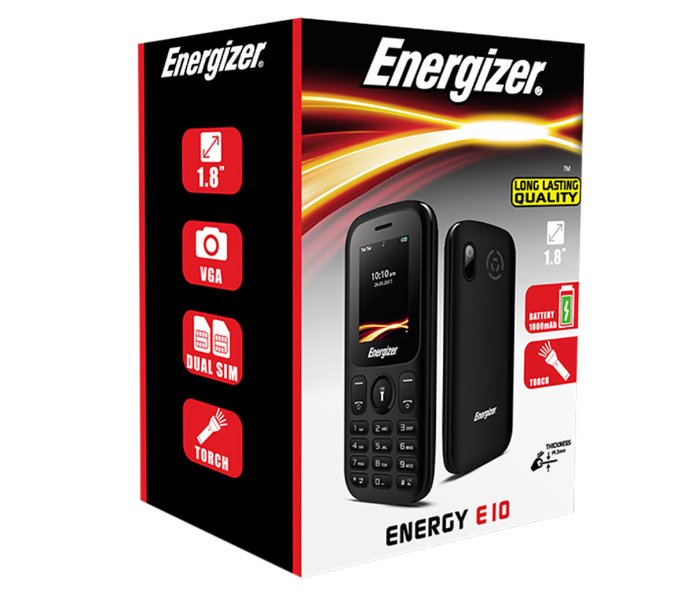 Energizer Energy E10 Mobile Phone - Black - Zoom Image 3