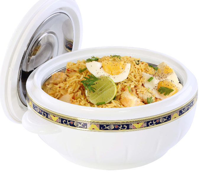 Royalford RF1640 2500ml Litre Classic Casserole - White - Zoom Image 4