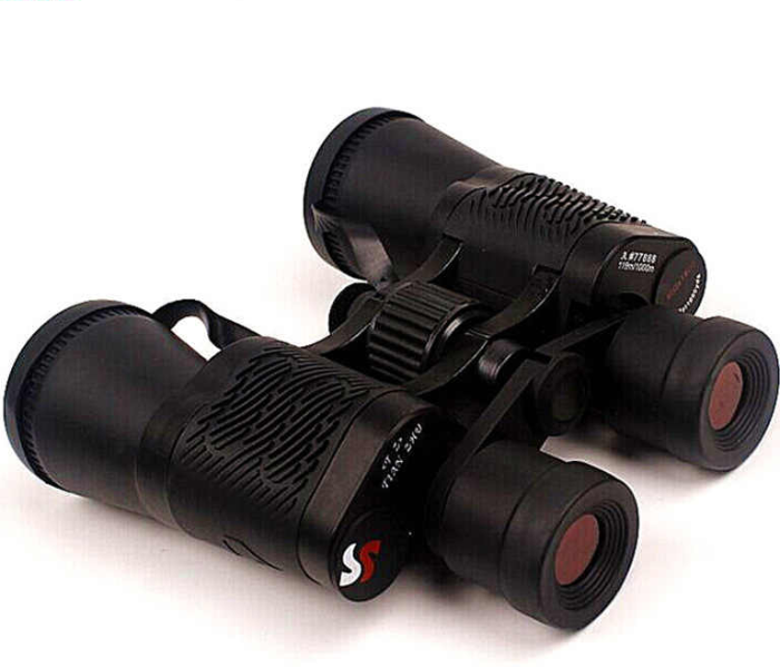 Zoom Prisms Binoculars Multi- Coated lens HD Optical Compact Day Night Vision - Black - Zoom Image 1