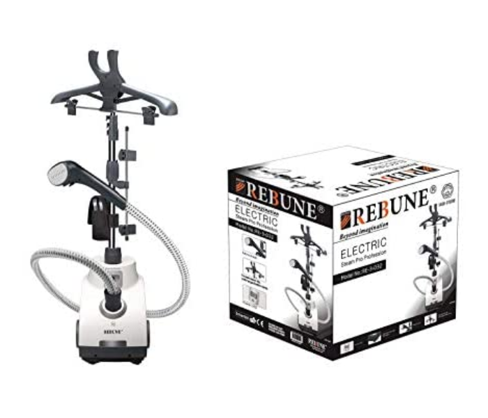 Rebune RE-3032 Electric Garment Steamer - Black and Silver - Zoom Image 2