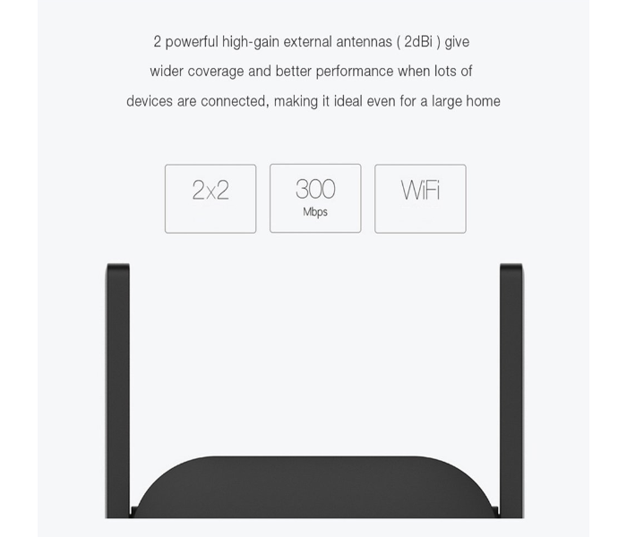 Xiaomi Mi WiFi Range Extender Pro - Black - Zoom Image 2