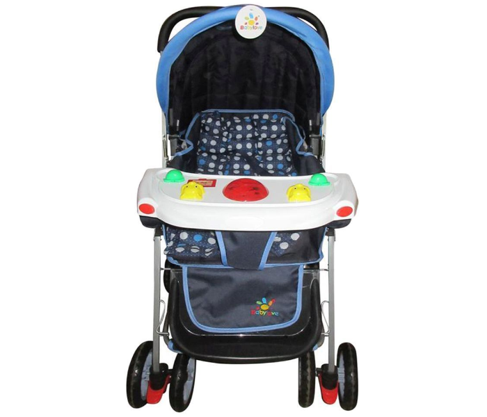 Baby Love 27-2116 Foldable Baby Stroller - Blue - Zoom Image 4