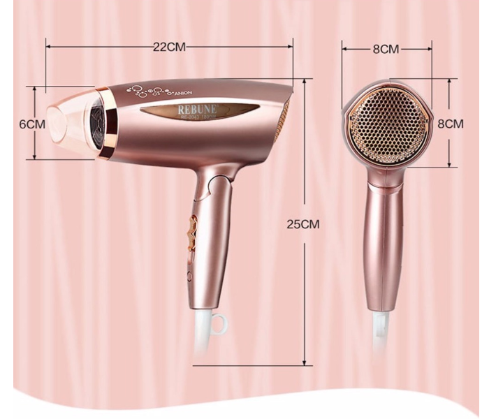 Rebune RE-2043 Beyond Imagination Hair Dryer - Gold - Zoom Image 3