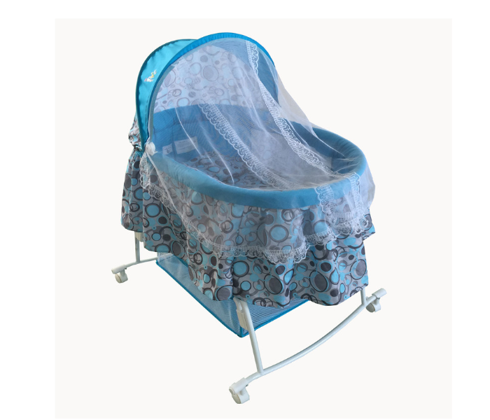 Babylove 27-729 Playpen With Mosquito Net - Blue - Zoom Image