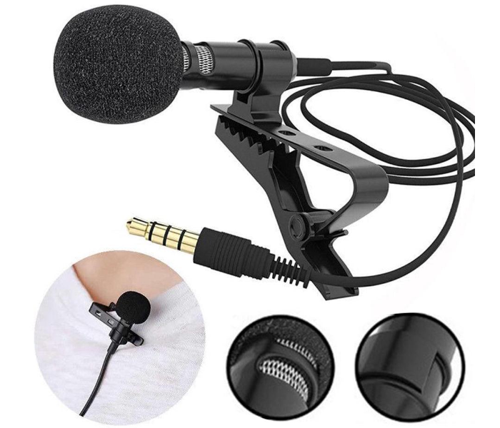 Marvers MS-UC567 Lightning Lavelier TikTok Microphone - Black - Zoom Image 1