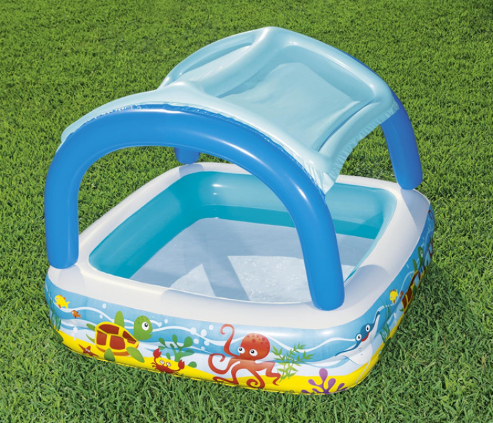 Bestway 26-52192 147x147x122cm Canopy Play Pool - Blue - Zoom Image 4