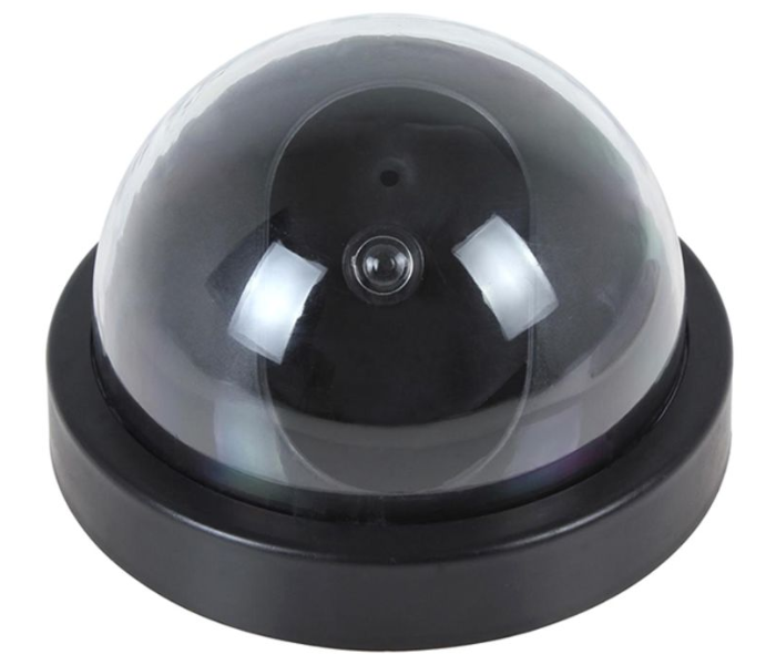 Dome Fake CCTV Surveillance Camera - Black - Zoom Image 1