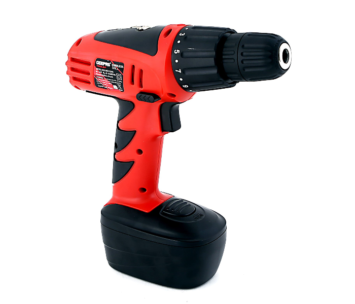 Geepas GCD7628 12V Cordless Drill - Red and Black  - Zoom Image 3