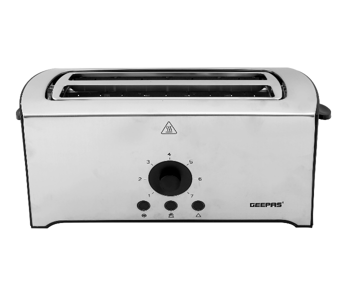 Geepas GBT6153 4-Slice Stainless Steel Bread Toaster - Silver - Zoom Image 4