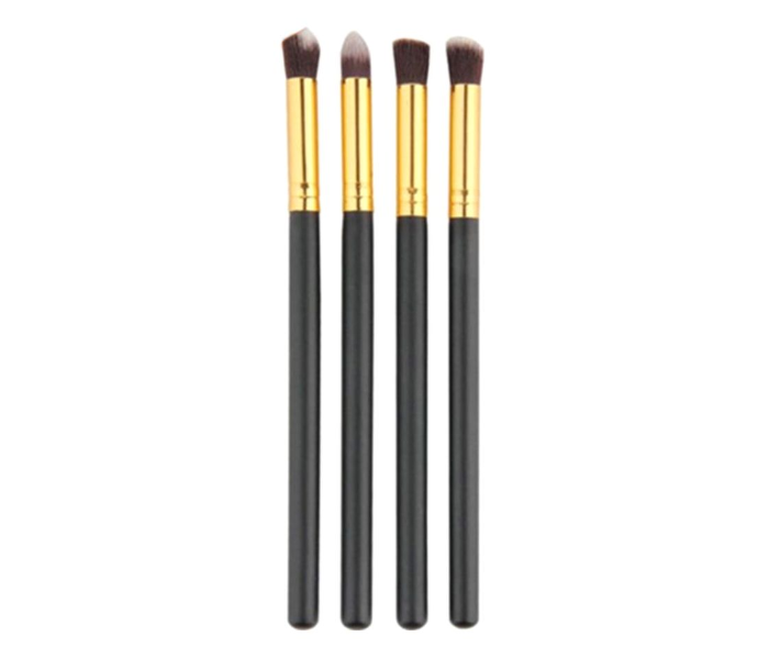 4 Piece Eye Brushes Set - Black - Zoom Image