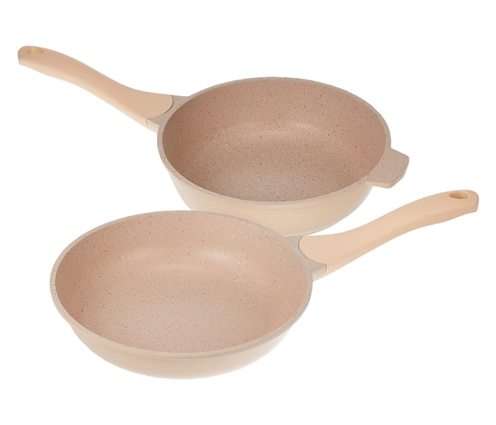 Winsor WR6003 9 Pcs Cast Non-Stick Cookware Set - Beige  - Zoom Image 2