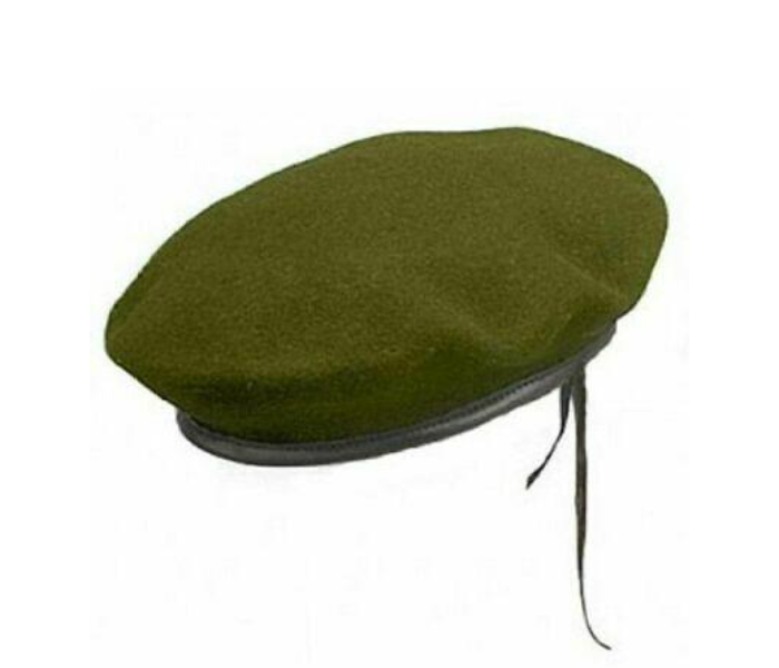 MICAM WABC01 Small Wool Army Beret Cap - Green - Zoom Image