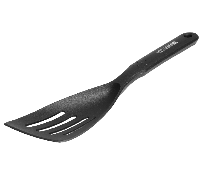 Royalford RF1199-NTSS Nylon Tilted Slotted Spatula - Black - Zoom Image 1