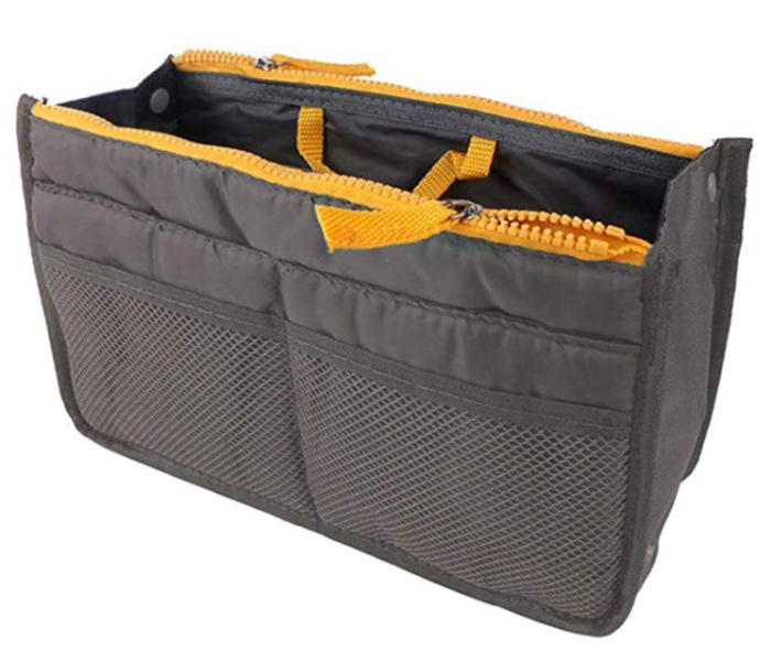 Zipper Closure Travel Kit - Grey - Zoom Image