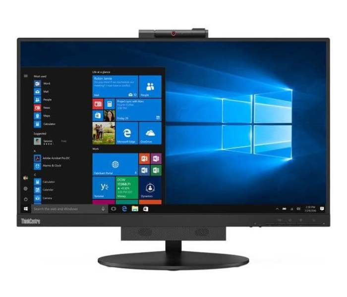 Lenovo 10R0PAT1UK TIO 21.5Inch FHD Multi-touch Tabletop Wide IPS LED Back-lit Touchscreen Monitor - Black - Zoom Image 3