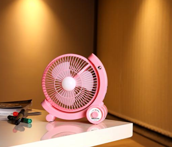 Krypton KNF6030 9-inch Rechargeable Mini Fan - Pink - Zoom Image 5