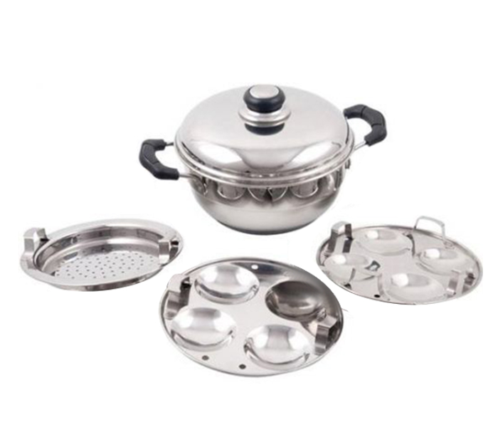 Royalford RF8425 Stainless Steel Multi Kadai Idli Maker - Zoom Image