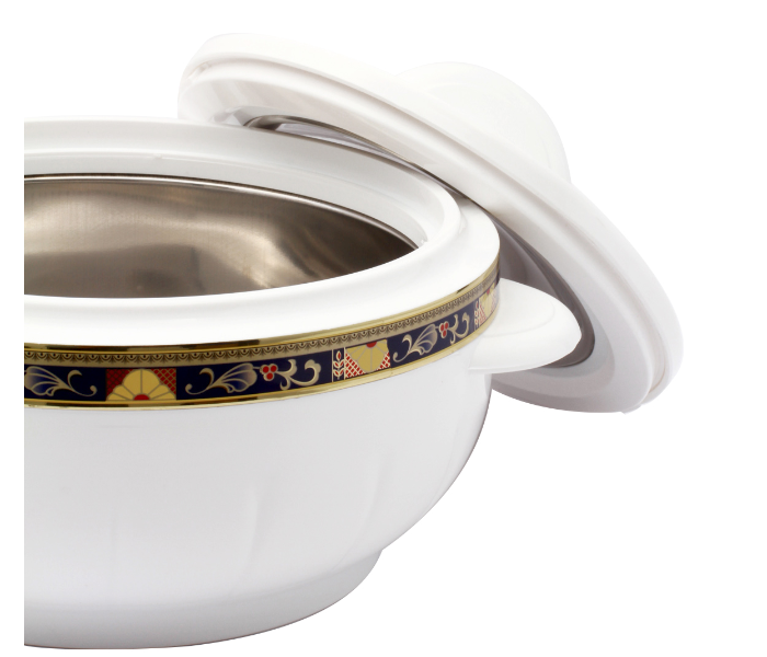 Royalford RF1638 1200 ml Classic Casserole - White - Zoom Image 3