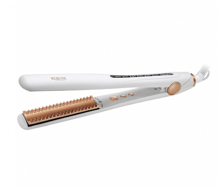 Rebune RE-2069 Beyond Imagination Hair Straightener - White - Zoom Image 1