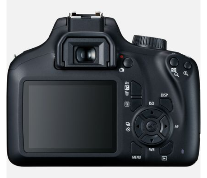 Canon EOS 4000D Body with EF-S 18-55mm III and  EF-S 75-300mm III - Black - Zoom Image 2