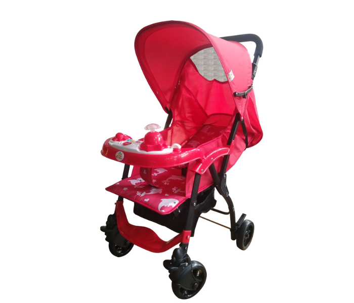 Baby Love 27-768 Baby Stroller - Pink - Zoom Image 2