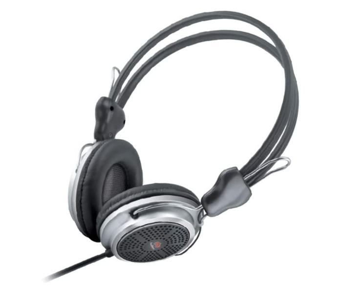 Audionic MAX 50 Deep Bass On-Ear Headphone - Black and Silver - Zoom Image