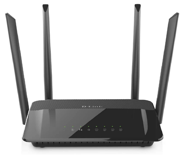 D-Link DIR-825 AC1200 WiFi Gigabit Router - Black - Zoom Image 2