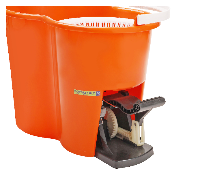 Royalford RF4238 Spin Easy Mop with Bucket - Orange - Zoom Image 6