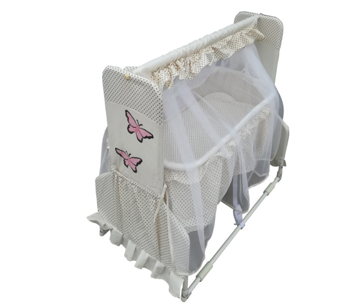 Babylove 27-732 Playpen With Mosquito Net - White - Zoom Image 1