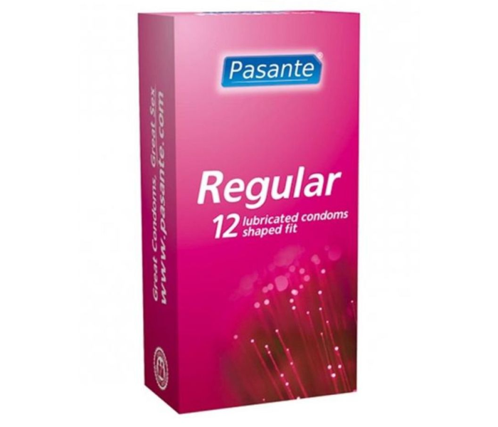 Pasante 12-Piece Regular Lubricated Condom Set - Zoom Image