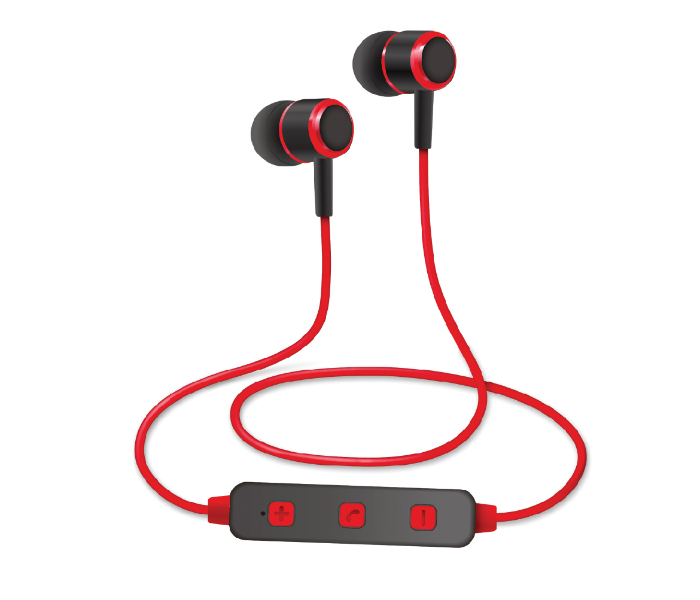 Geepas GEP4717 Bluetooth Earphone - Red - Zoom Image 1