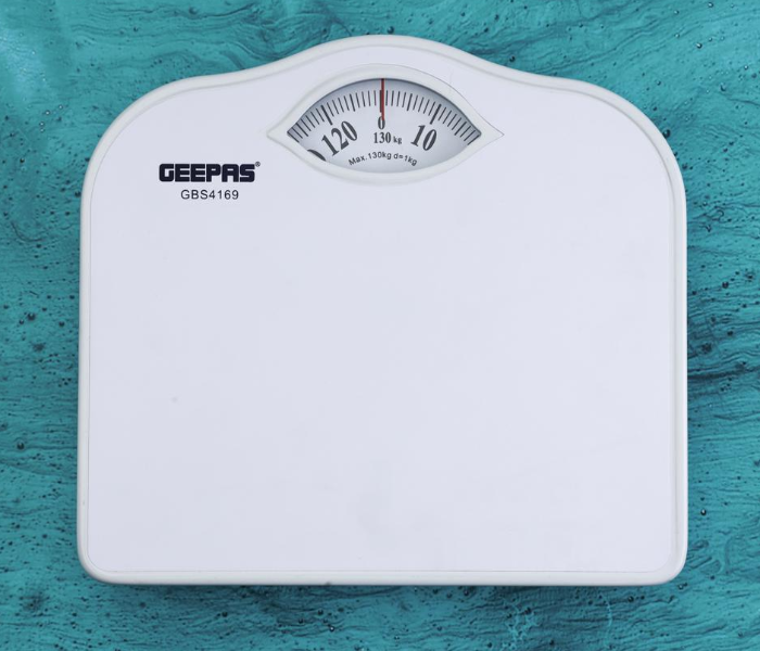 Geepas GBS4169 Mechanical Weighing Scale with Height and Weight Index Display - White - Zoom Image 5