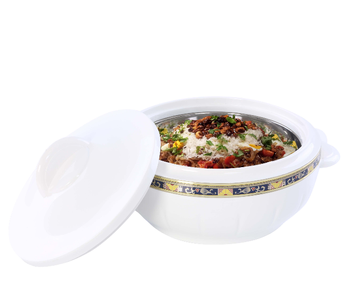 Royalford RF1639 1600 ml Litre Clasic Casserole - White - Zoom Image 5