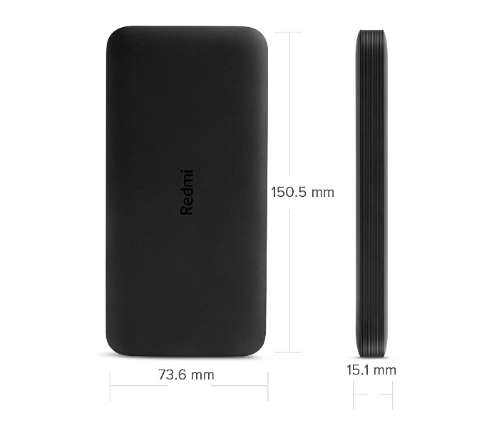 Xiaomi Redmi 10000mAh Powerbank - Black - Zoom Image 3