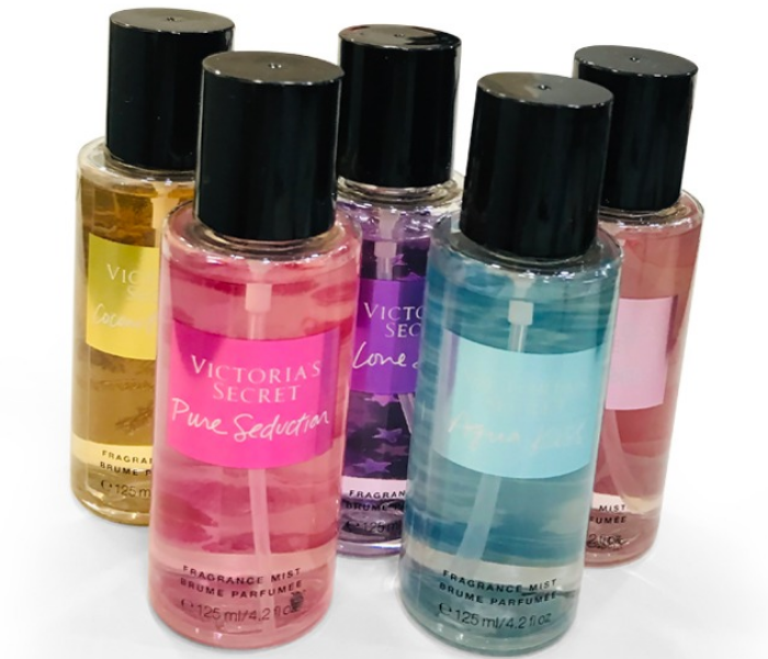 Victorias Secret 5 in 1 Body Mist On and On Gift Set of Pure Seduction, Aqua kiss, Love spell, Coconut Passion, Velvet Petals - Zoom Image 1