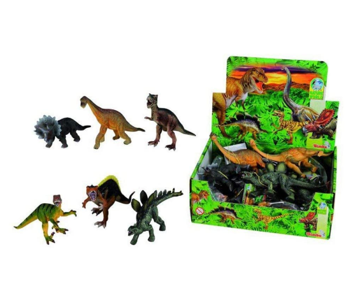 Simba 104347077 6 Model Nature World Dinosaur Action Figure Toy - Zoom Image