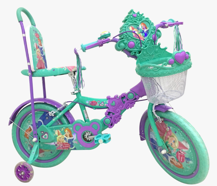 Basmah 25-1402HR Princess Bicycle 14 Inch With Basket - Zoom Image 1