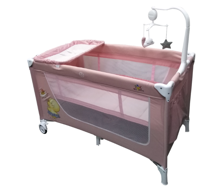 Babylove 27-612P Baby Love Playpen Two Layers With Toys - Pink - Zoom Image 2