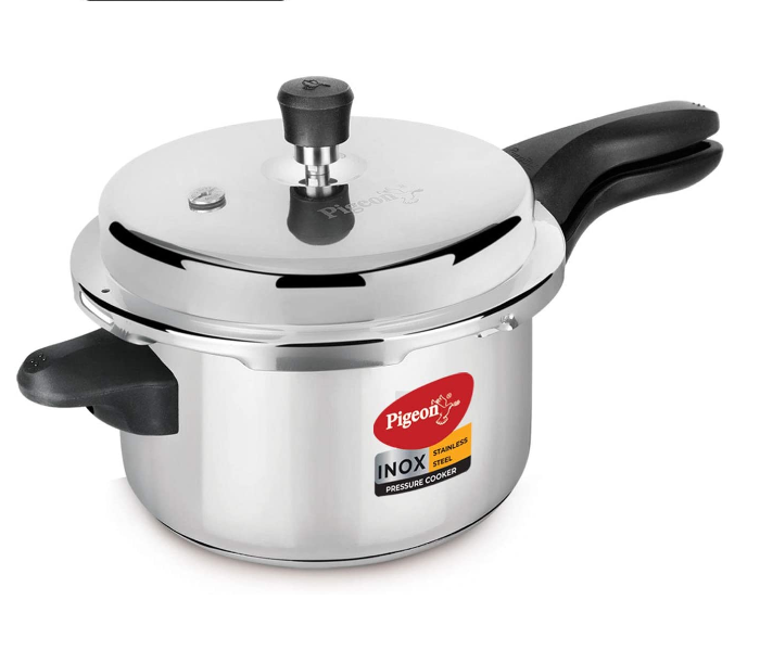 Pigeon 14046  5 Litre Pigeon Pressure Cooker - Silver - Zoom Image 1