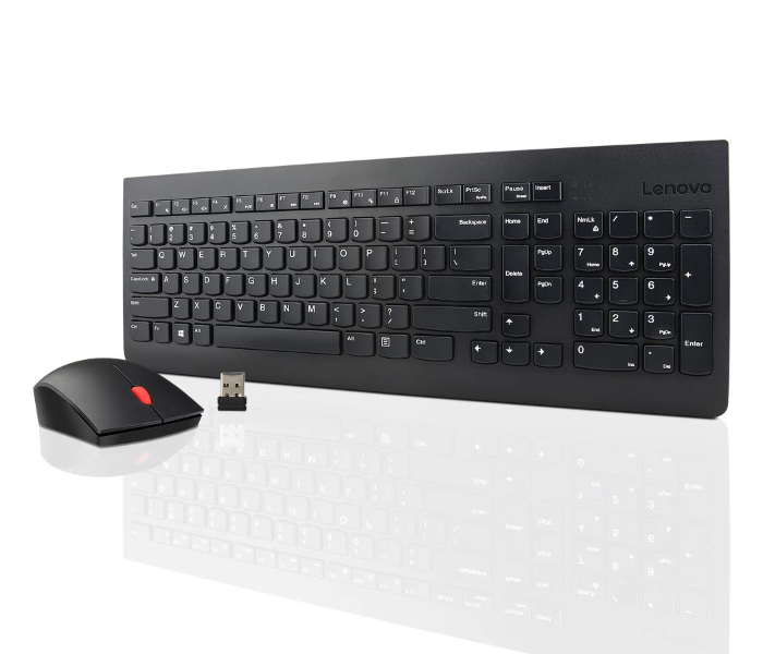 Lenovo 510 Wireless Keyboard and Mouse Combo - Black - Zoom Image 1