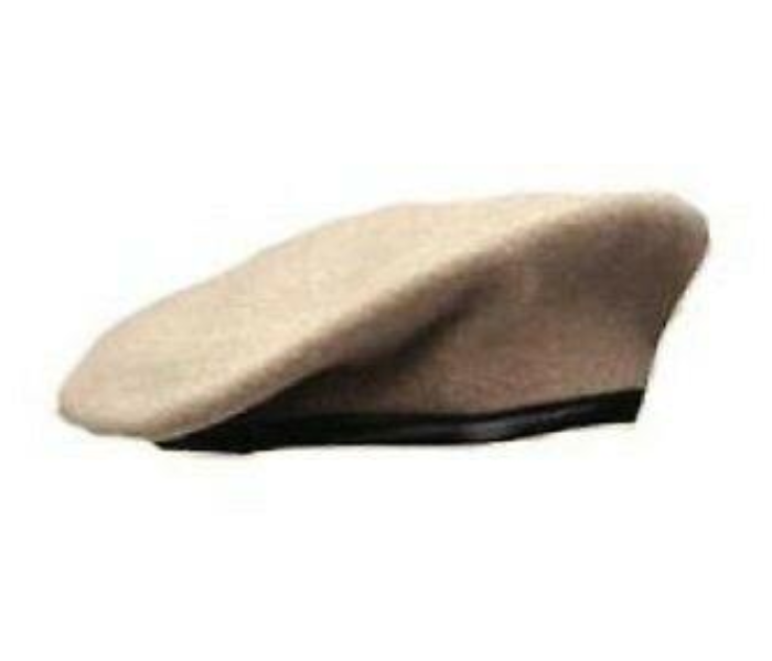 MICAM WABC01 Small Wool Army Beret Cap - Cream - Zoom Image