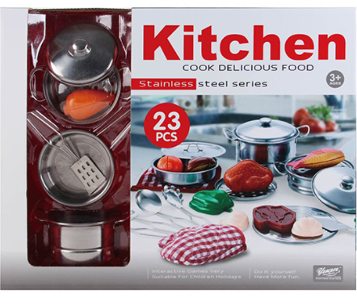 Basmah Stainless Kitchen Play Set - Zoom Image 2